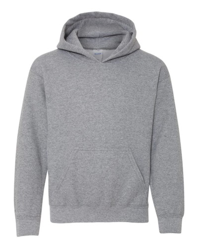 Gildan - Heavy Blend Youth Hooded Sweatshirt - 18500B-Graphite Heather